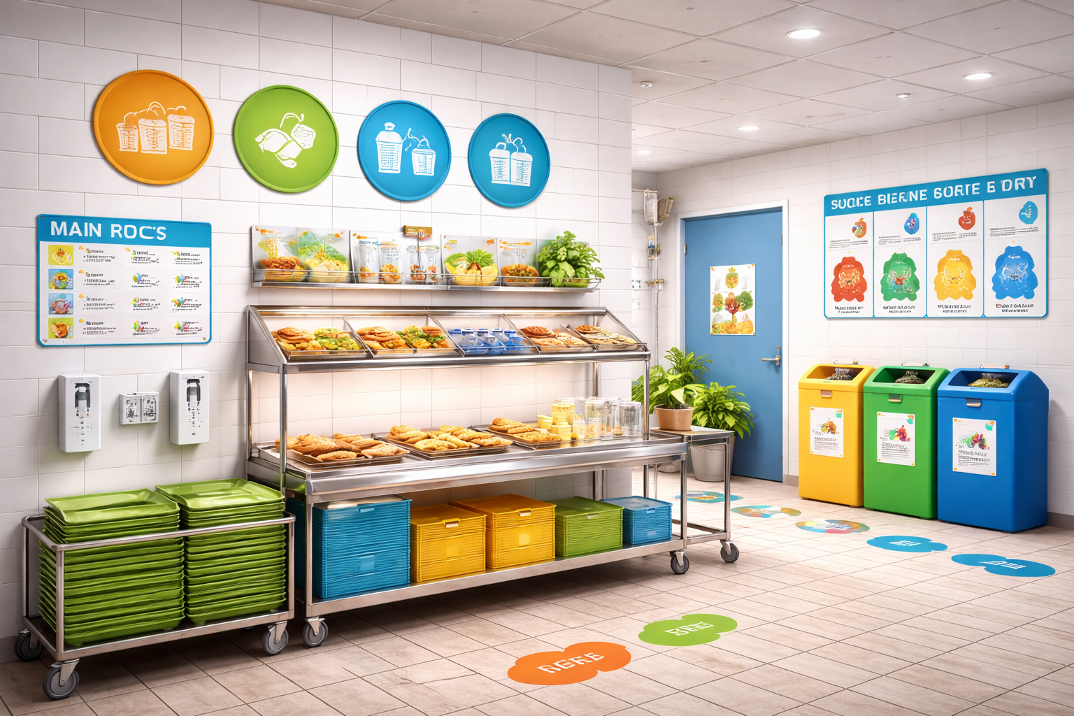 Affichage cantine scolaire