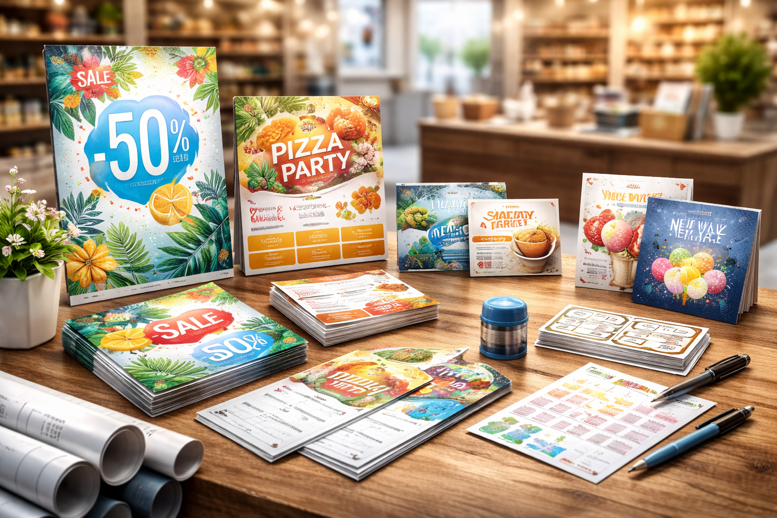 Affichette et affiche carte fidelité nantes