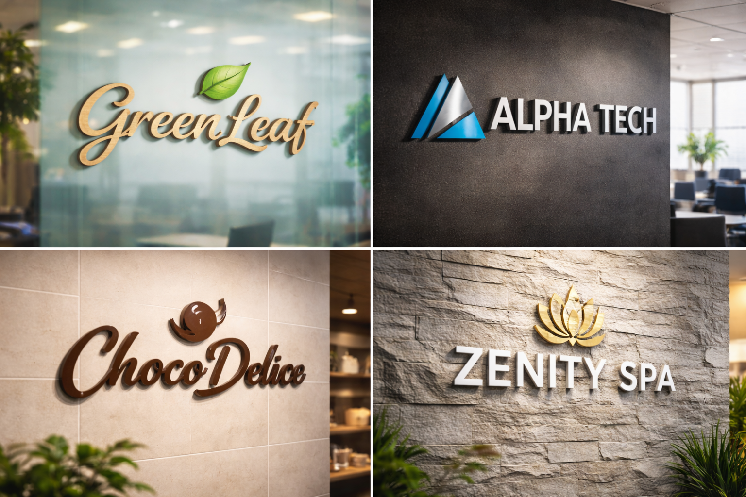 Découpe et pose de lettres et enseigne Nantes