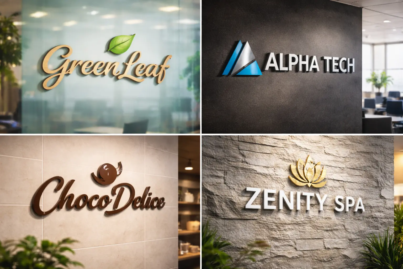 Découpe et pose de lettres et enseigne Nantes