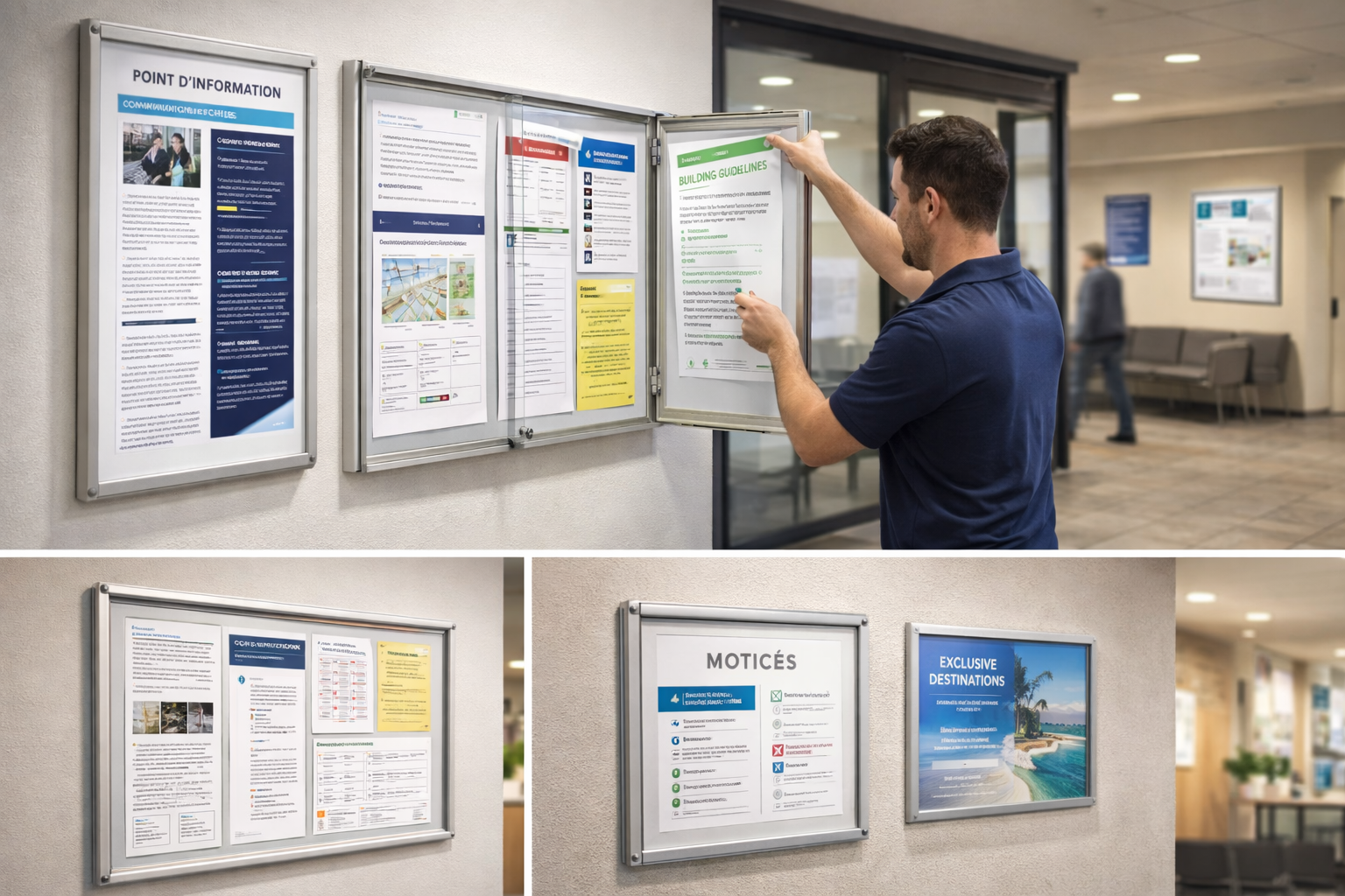 Panneaux et vitrines d'affichage Nantes