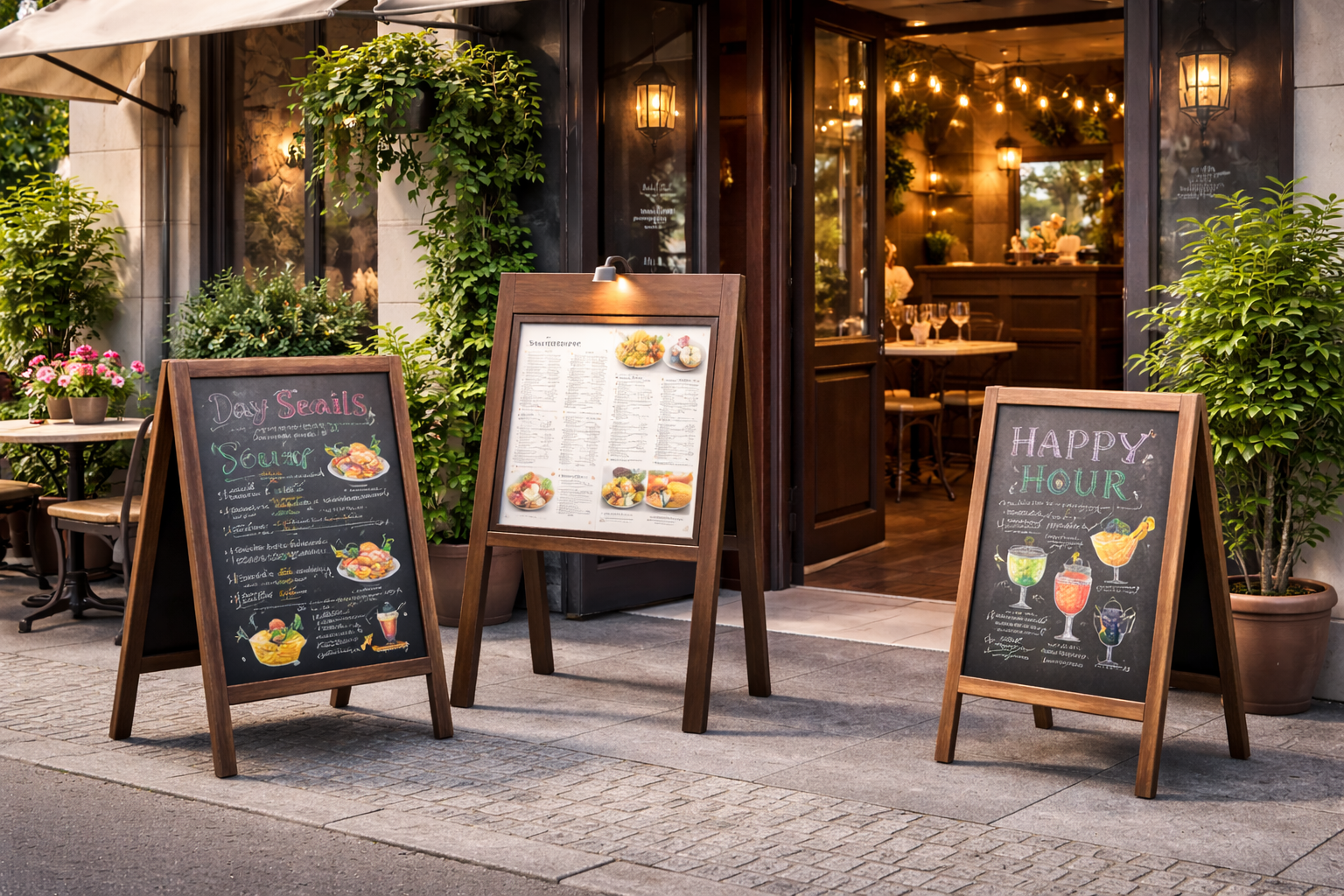 ardoise trottoir restaurant nantes