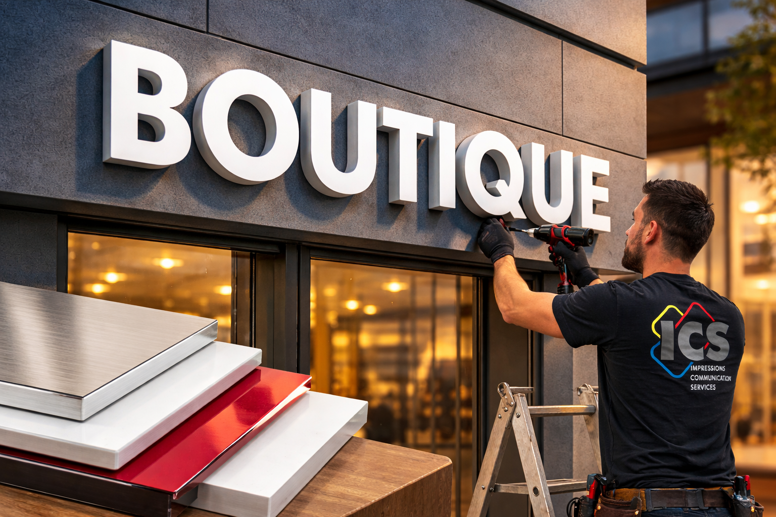 fabrication et pose lettres boitiers nantes