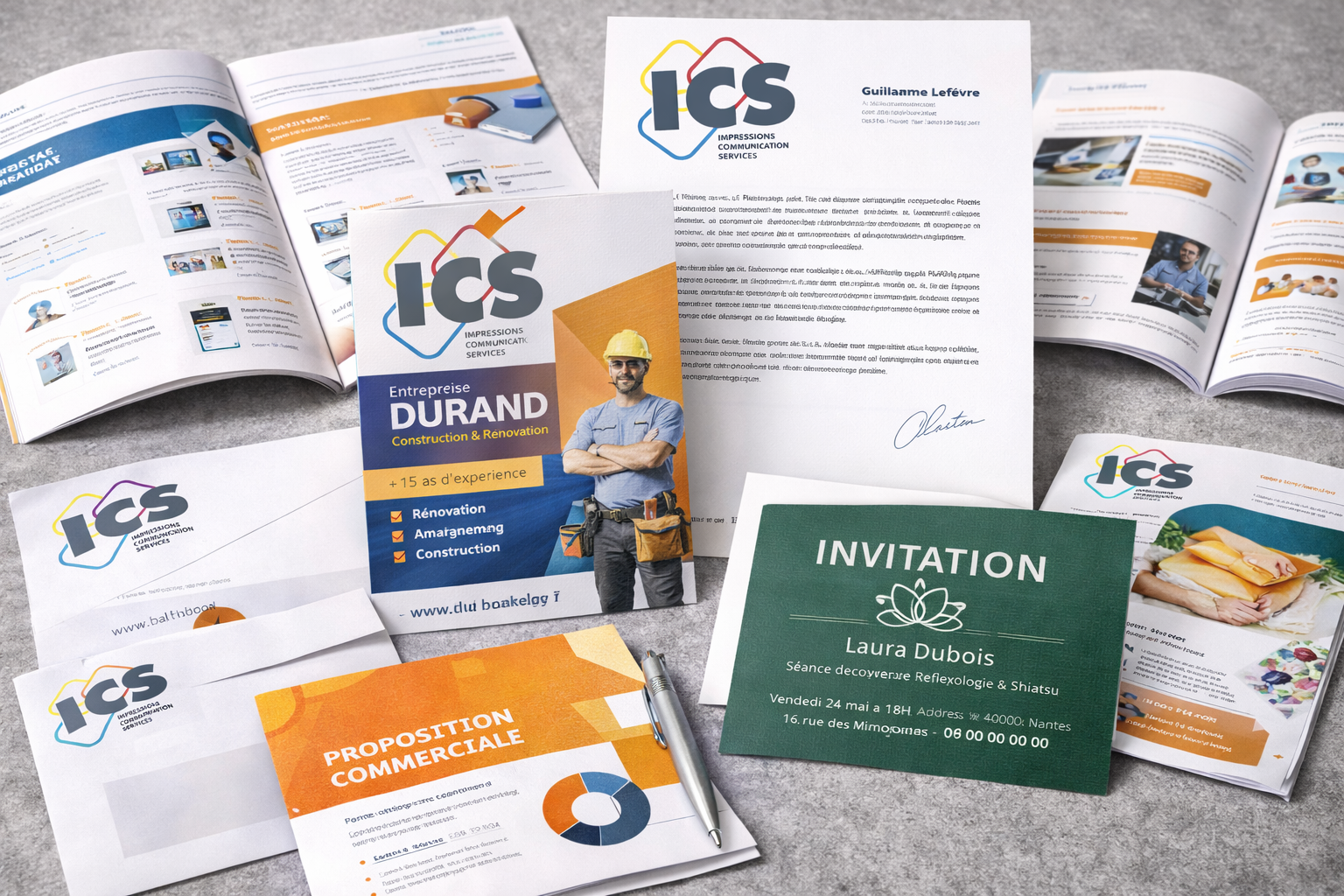 impression documents commerciaux nantes