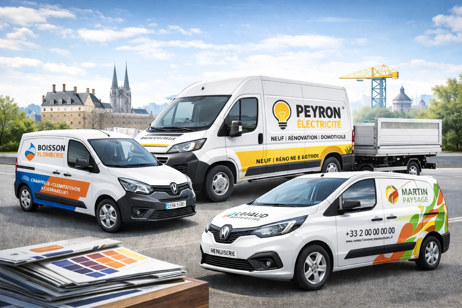 marquage véhicules artisans nantes
