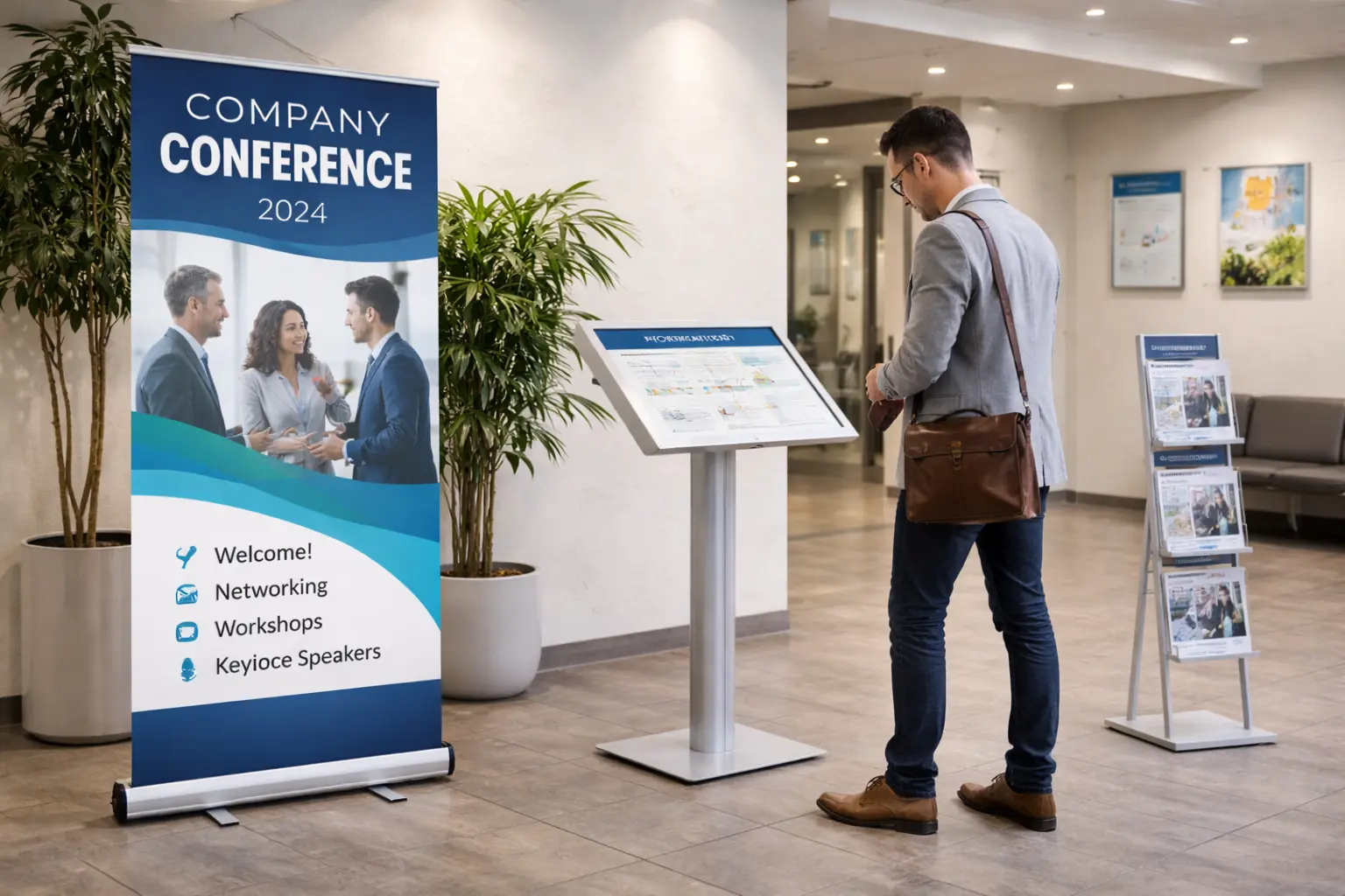 vente et instalation de systeme de présentation sur pied